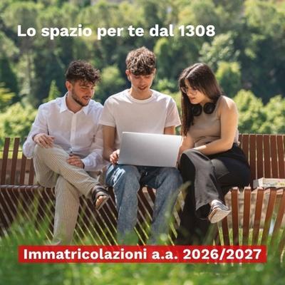 Apertura immatricolazioni ai corsi di laurea